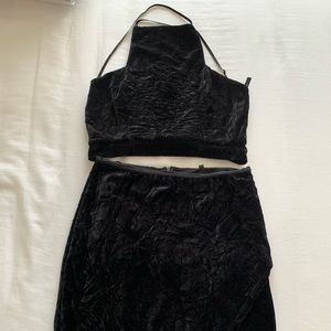Black Velvet Set
